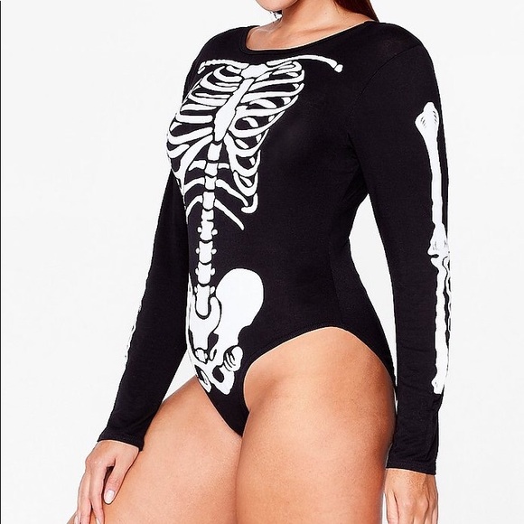 Nasty Gal Skeleton Bodysuit - Picture 4 of 7